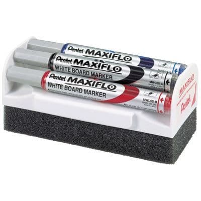 Pensel för whiteboardtavlor + 4 st Maxiflo markör