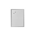 Miniatyrbild 2 av 2: Magnetkort - herlitz - 400x600 mm - Vit metall - Silver träram - 2 magneter ingår