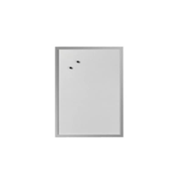 Magnetkort - herlitz - 400x600 mm - Vit metall - Silver träram - 2 magneter ingår