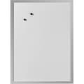Miniatyrbild 1 av 2: Magnetkort - herlitz - 400x600 mm - Vit metall - Silver träram - 2 magneter ingår