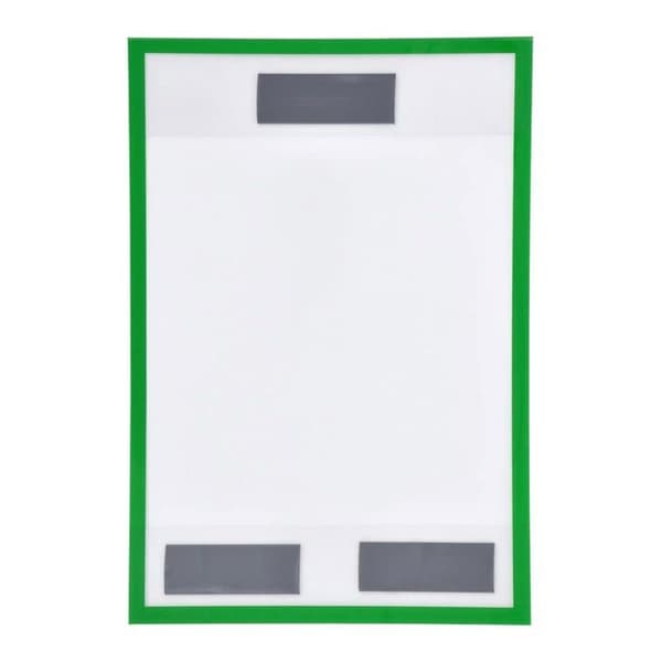 Krog Information blädderblock, magnetiskt blädderblock, DIN A4, färgad Höjd, 10 st Grön