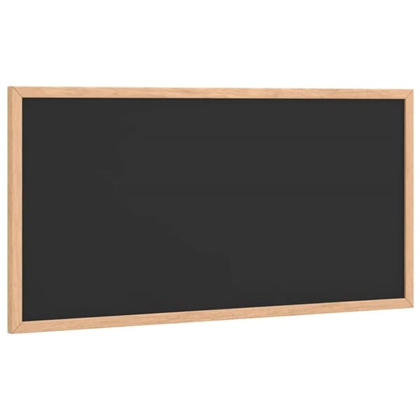 Griffeltavla med ram av massiv furu svart 60x30 cm