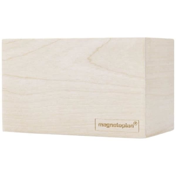 Björk magnetisk pennhållare - MAGNETOPLAN - 114 mm x 64 mm - Brun