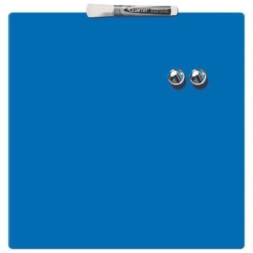 Magnetisk fyrkantigt tavla - NOBO - 360x360 mm - Blå - Fästkit ingår