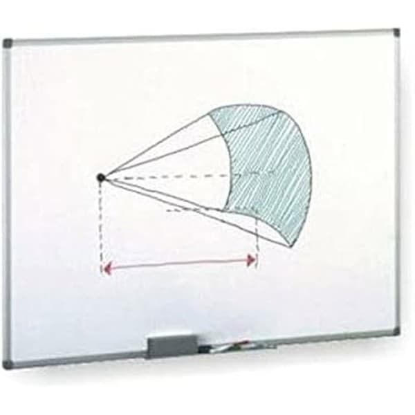 Whiteboard - FAIBO - 12 x 24 cm - Aluminium - Vit färg - Idealisk för kontor
