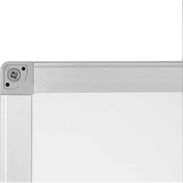 Tavla Vit - BOARDSPLUS - 90 x 60 cm - Aluminiumram - Melaminayta - Icke-magnetisk