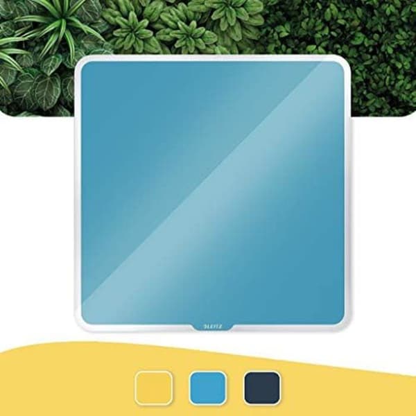 Magnetisk whiteboard - LEITZ - 70440061 - 450 x 450 mm - Högpresterande raderbarhet - Blå
