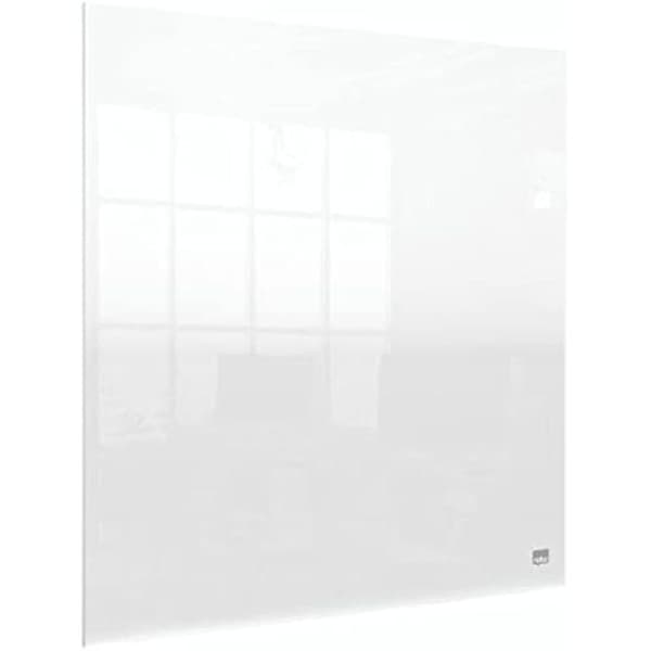 Mini Transparent Tavla Torkbar - NOBO - 450 x 450 mm - Akryl - Inkluderad Markör - Klisterfästen