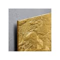 Miniatyrbild 3 av 4: SIGEL GL262 Magnetisk glasskiva, 48 x 48 cm, skrynkligt guld - Artverum