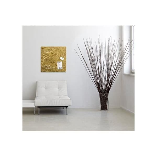SIGEL GL262 Magnetisk glasskiva, 48 x 48 cm, skrynkligt guld - Artverum