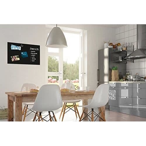 Magnetisk glas tavla - Be!Board - B1201 - 60 x 40 cm - Svart - Ramfri montering