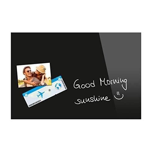Magnetisk glas tavla - Be!Board - B1201 - 60 x 40 cm - Svart - Ramfri montering