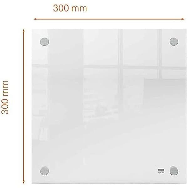 Mini Tafla Transparent - NOBO - 300 x 300 mm - Torkbar Akryl - Inkluderade Fästen - Modern Design