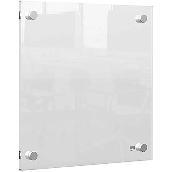 Mini Tafla Transparent - NOBO - 300 x 300 mm - Torkbar Akryl - Inkluderade Fästen - Modern Design