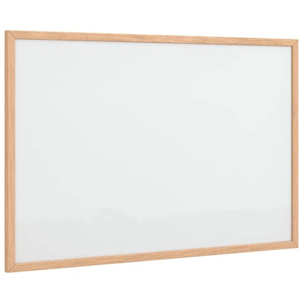 Magnetisk whiteboard med ram i massiv furu 60x40 cm