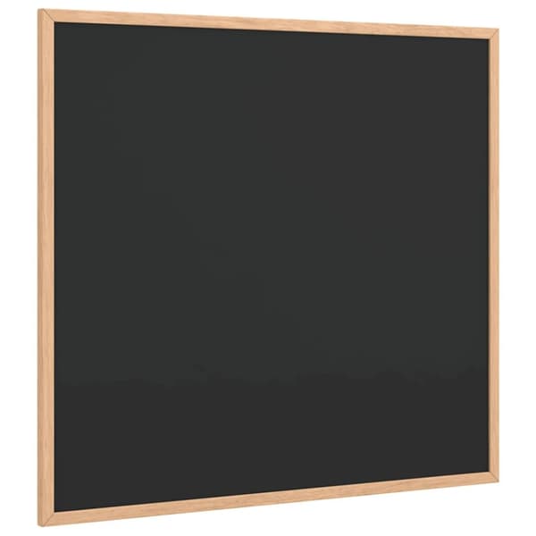 Griffeltavla med ram i massiv furu svart 60x55 cm