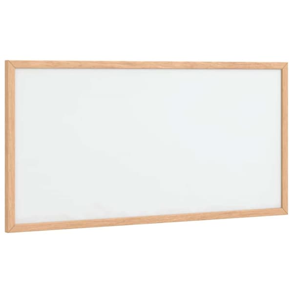 Magnetisk whiteboard med ram i massiv furu 60x30 cm
