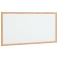 Miniatyrbild 2 av 2: Magnetisk whiteboard med ram i massiv furu 60x30 cm