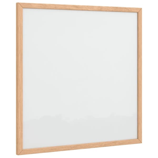 Magnetisk whiteboard med ram i massiv furu 40x40 cm