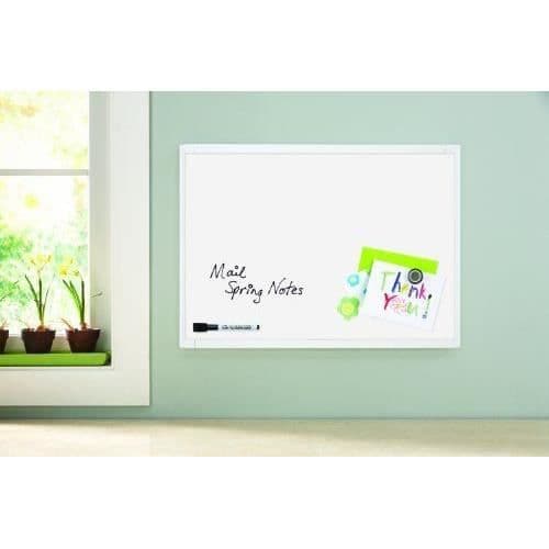 Magnetkort - Nobo - Kvartett - 585 x 430 mm - Tillbehör ingår - Vit plastram