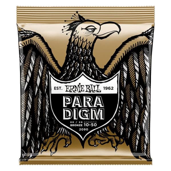 Ernie Ball 2090 - Akustisk gitarr strängsats - Paradigm 80/20 Brons - Extra Light 10-50