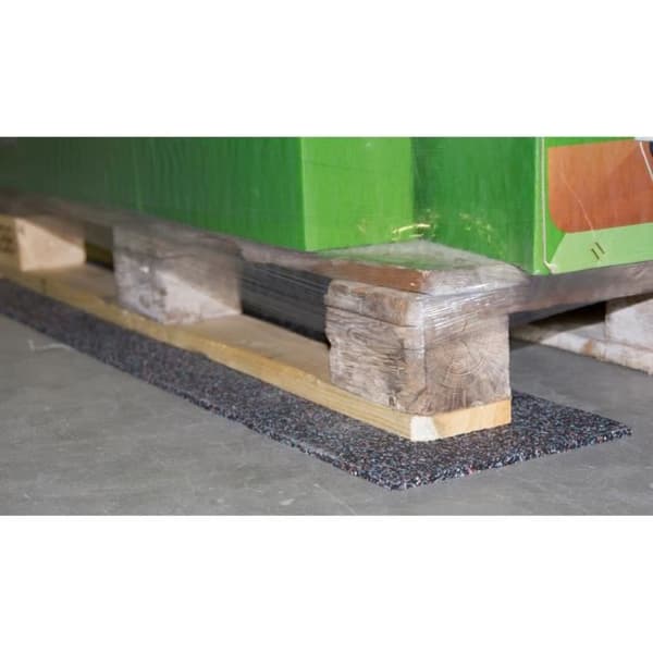 Kerbl halkfri matta - svart/svart - 20 m x 150x3 mm