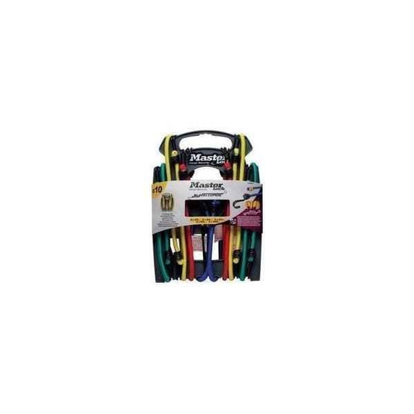 Master Lock 3043EURDAT Twin Wire Bungee Cord Set med 10 st