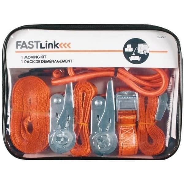 Flyttningsbandspaket - MASTER LOCK - FastLink 3249EURDAT - 9 delar - Elastiskt - Polypropylen