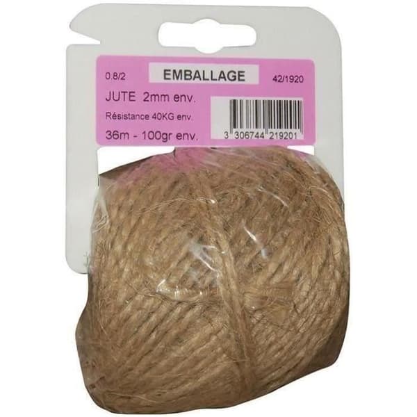 Jutegarn 0.8/2 x 100 g på plastställning