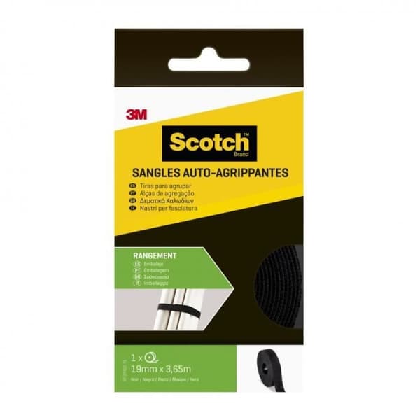 1 Scratch svart SCOTCH L.365 x l.19 mm