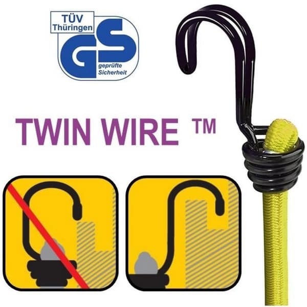 Master Lock Twin Wire 3040EURDAT 6-delad Bungee Cord Set