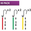 Miniatyrbild 4 av 6: Master Lock Twin Wire 3040EURDAT 6-delad Bungee Cord Set