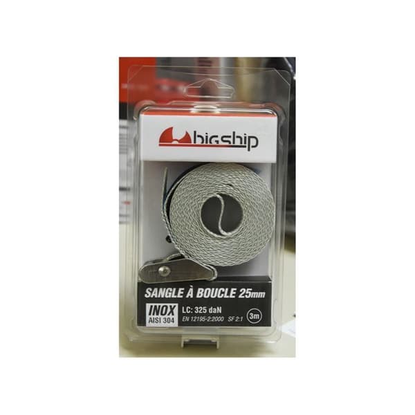 BIGSHIP Sling med rostfri spänne 25mm - 3m