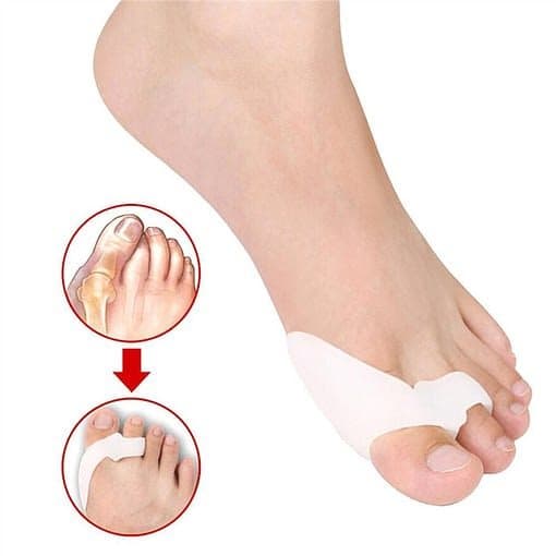 Stöd för hallux valgus med tådelare