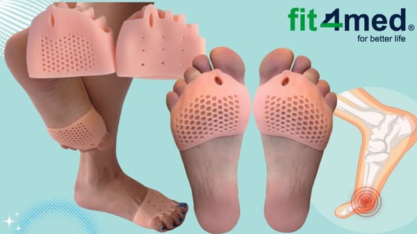 Geelipohjainen hallux-erotin kiila varpaiden väliin