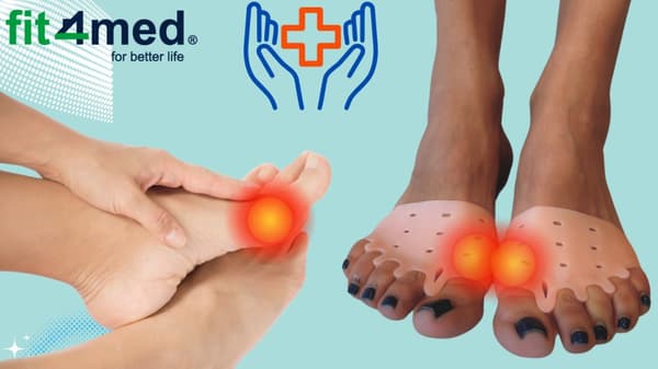 Geelipohjainen hallux-erotin kiila varpaiden väliin