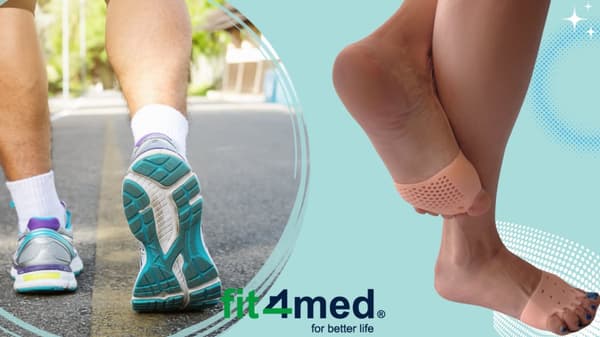 Geelipohjainen hallux-erotin kiila varpaiden väliin