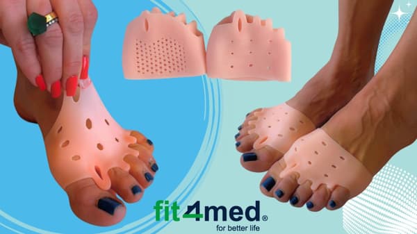 Geelipohjainen hallux-erotin kiila varpaiden väliin