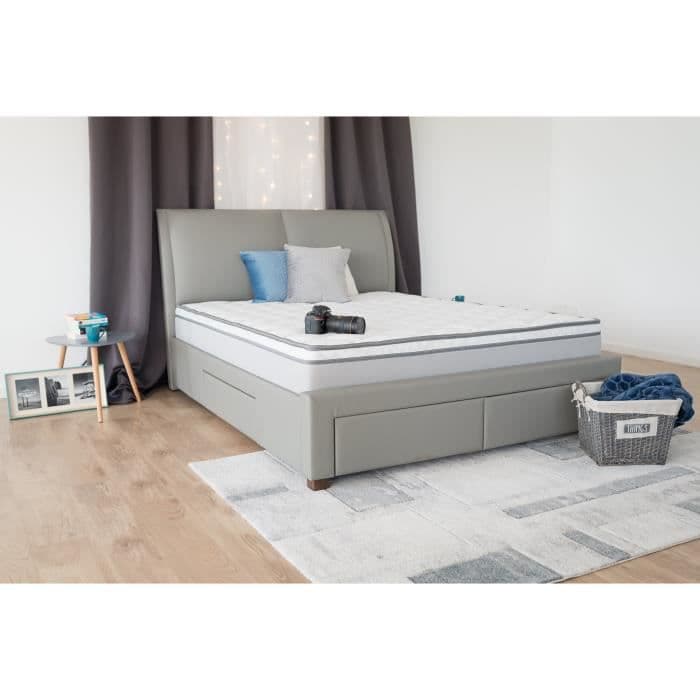 Drottning Madrass Memory 160x200 cm - hög densitet formminne - naturliga ventilationssystem