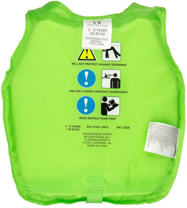 Swimming vest WAIMEA 52ZB GGZ (18-30kg)