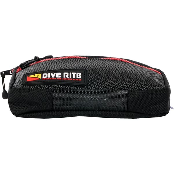 Dive Rite Pocket Bellow Horizontal 2 Zip Dc Rød,Sort