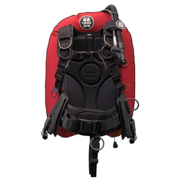 Oms Med Performance Mono Wing Iq Lite Cb Signature 27 Lbs Bcd Röd,Svart XL