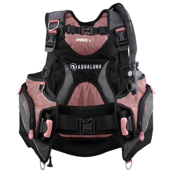 Aqualung Kvinna Bcd Pro Hd Svart,Rosa XS