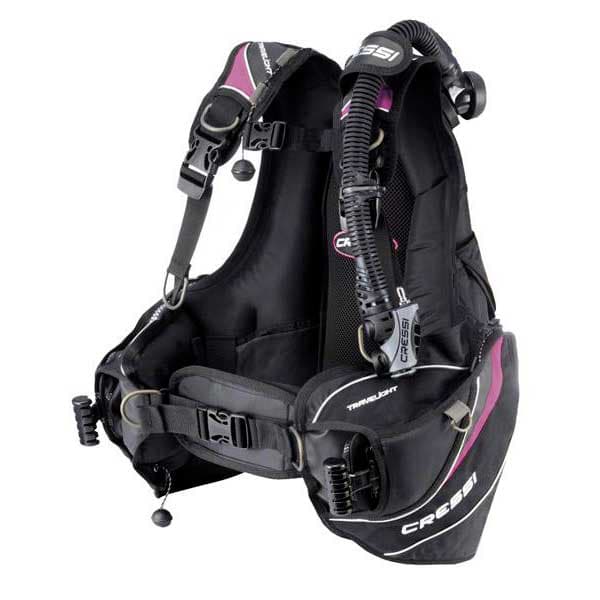 Cressi Kvinde Bcd Travelight 2.0 Sort XS