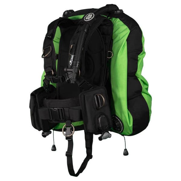 Oms Med Deep Ocean Iq Lite 2.0 Vinge Bcd Grönt,Svart XS