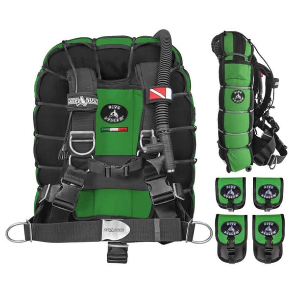 Dive System Väst Fly Tech Grönt XS