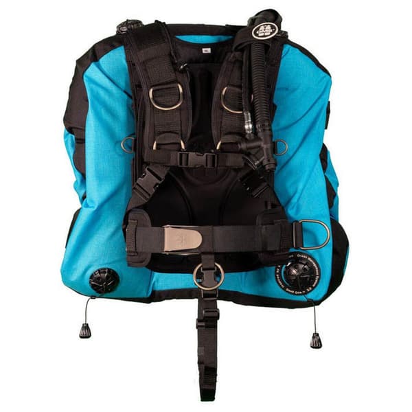 Oms Iq Lite With Deep Ocean 2.0 Bcd Blå,Sort M-L