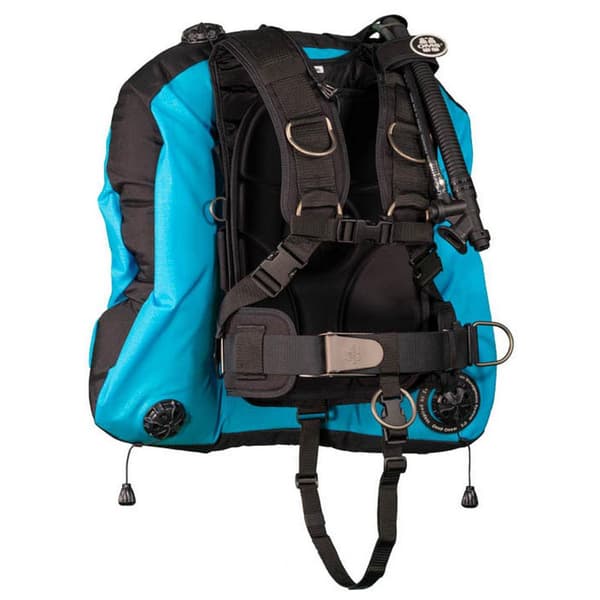 Oms Iq Lite With Deep Ocean 2.0 Bcd Blå,Sort XL