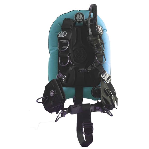 Oms Al Comfort Harness Iii Signature With Performance Mono 27 Lbs Vinge Blå,Sort