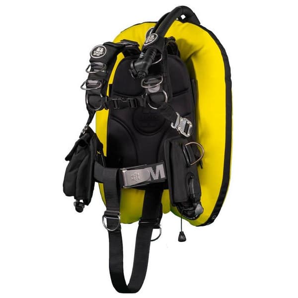 Oms Al Comfort Harness Iii Signature With Performance Mono 32 Lbs Siipi Keltainen,Musta